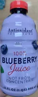 100% Blueberry Juice Not From Concentrate