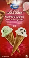 Ice cream sugar cones