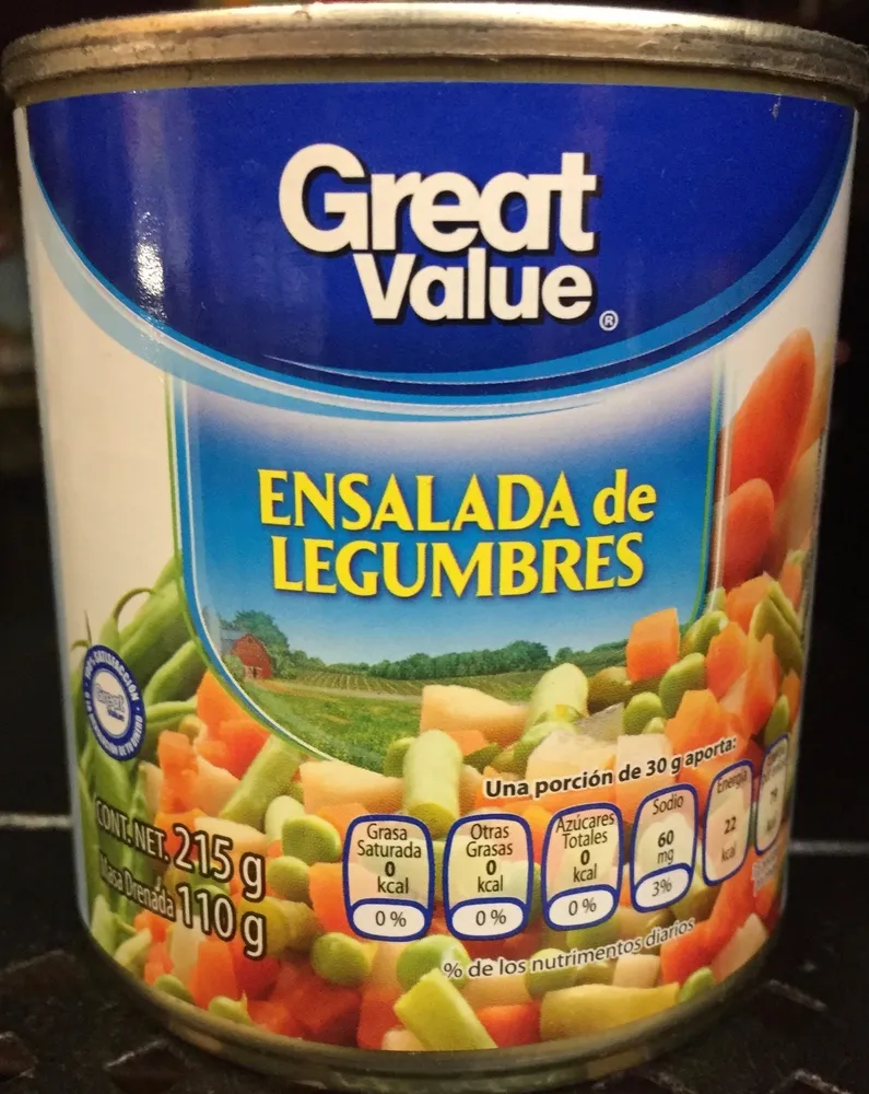 Ensalada de legumbres Great Value