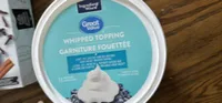 Great value whipped topping