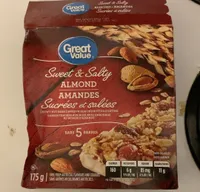 Sweet and salty almond bars