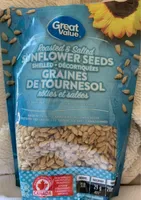 Rosted and salted sunflower seeds