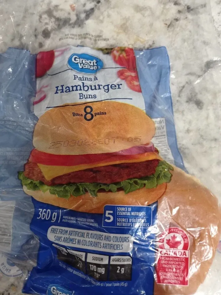 Pains a hamburger