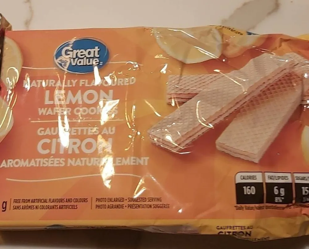 Gaufrettes au citron