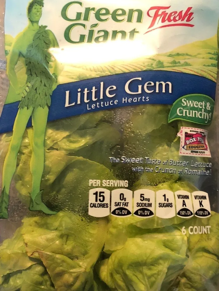 Sweet & crunchy little gem lettuce hearts