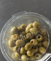 Olives vertes dénoyautées en saumure