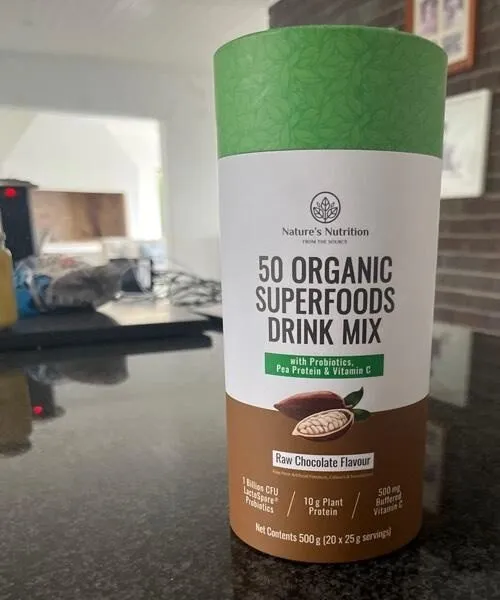 50 Organic super foods raw choc flavour
