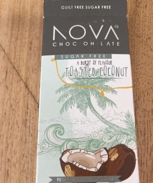 Toasted coconut dark choc