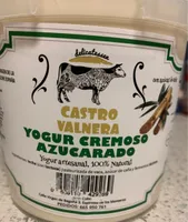 Yogur cremoso azucarado