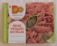 Peixe vegano em iscas