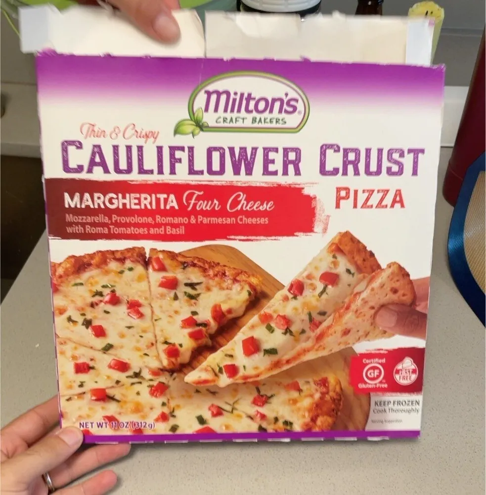 Margherita Four Cheese Cauliflower Crust Pizza