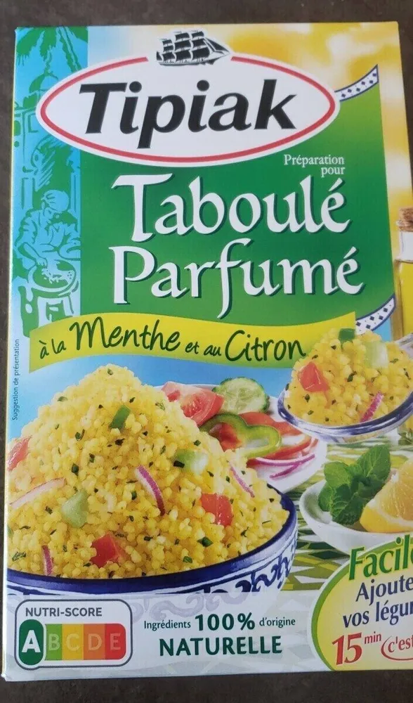 Taboulé parfumé à la menthe et au citron
