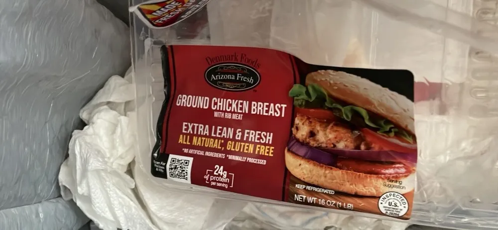 GROUND CHICKEN BREAST WITH RIB MEAT