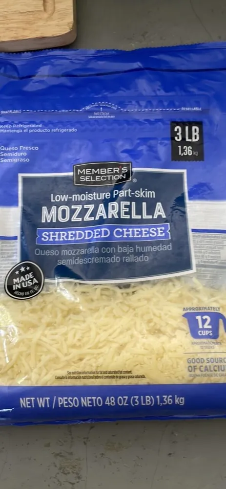 Mozzarella Shredded Cheese