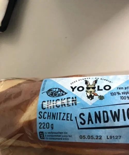 Sandwich schnitzel