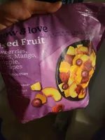 Mixed Fruit: Strawberries, Peaches, Mango, Pineapple, Red Grapes