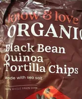 Black Bean Quinoa Tortilla Chips