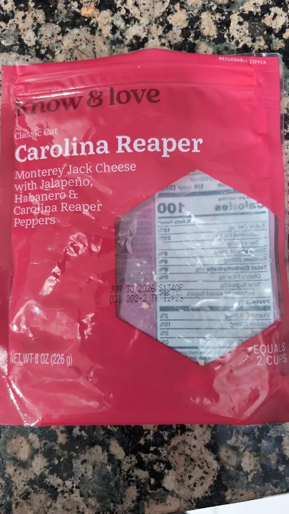 Carolina Reaper Shredded Cheese