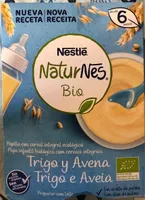 Papa infantil biológica com cereais integrais Trigo e Aveia