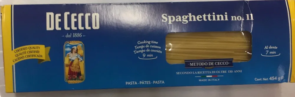 SPAGHETTINI NO 11