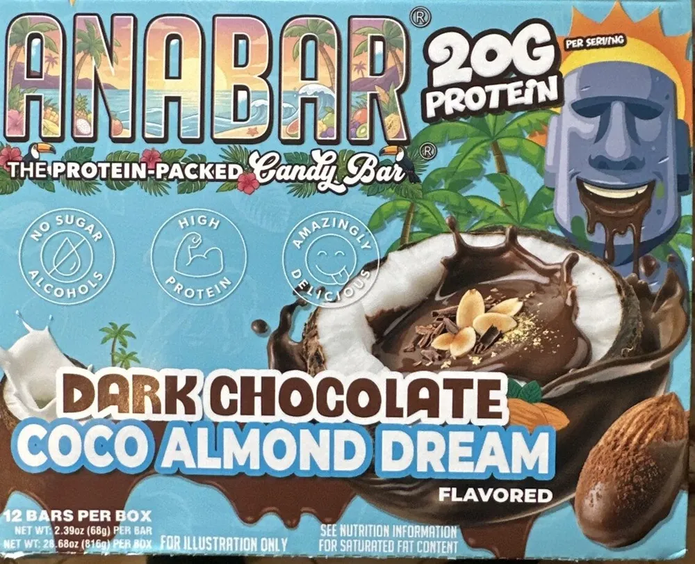 Dark Chocolate Coco Almond Dream Protein Candy Bar