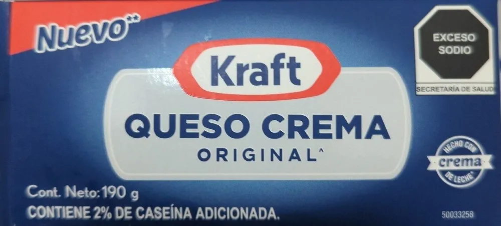 Queso crema kraft