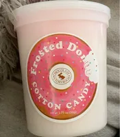 Frosted donut cotton candy