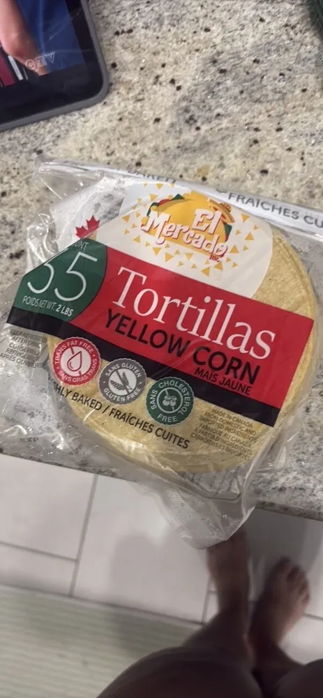 Tortillas Yellow Corn