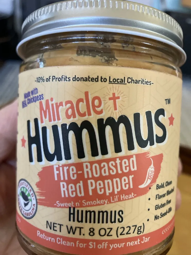 Fire-roasted Red Pepper Hummus