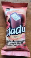 Vanilla cheesecake with poppy seeds