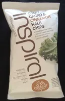 Crispy cacao & cinnamon kale chips