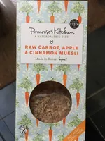 Raw carrot, apple & cinnamon muesli