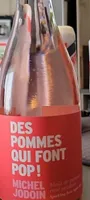 Moût de pommes rosé pétillant
