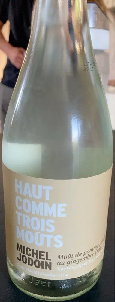 Moût de pomme pétillant au gingembre frais