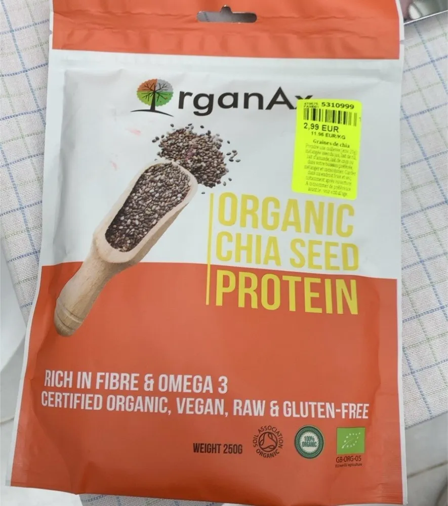 Organic chia seed