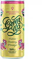 Energético Natural Hibisco, Cranberry E Morango Green Up Lata 269ml