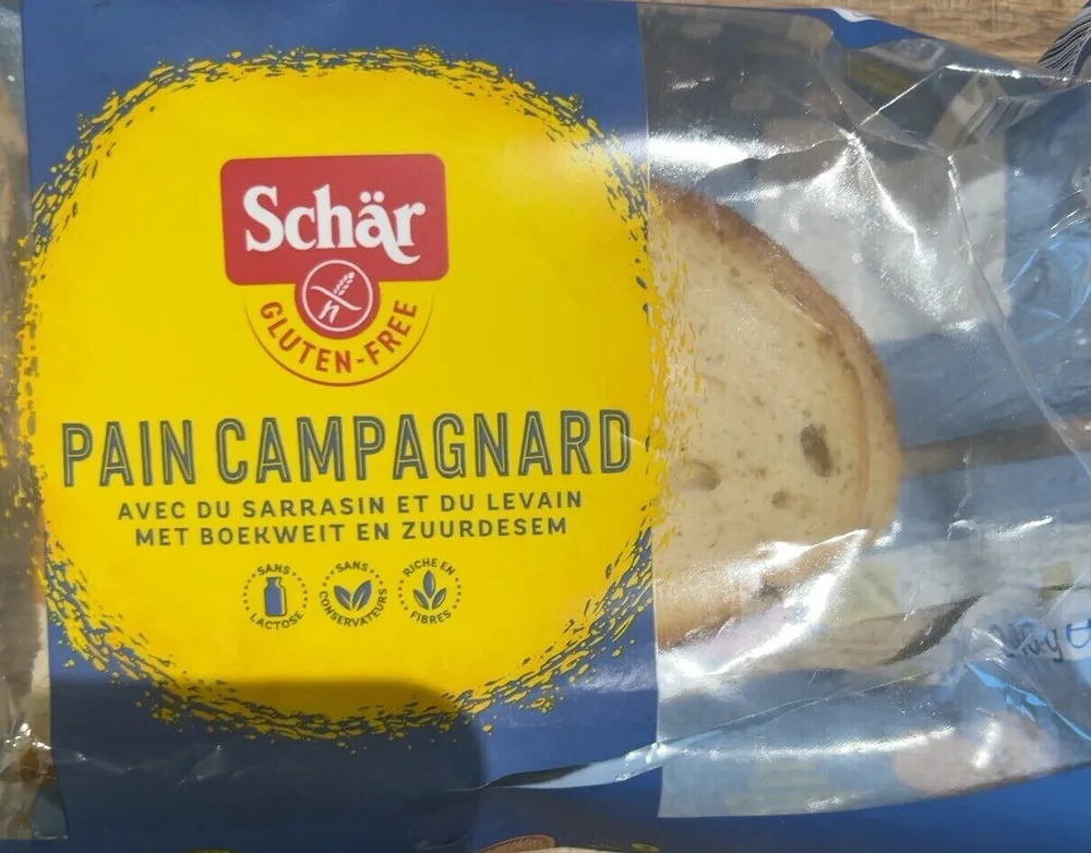 Pain campagnard avec du sarrasin et du levain