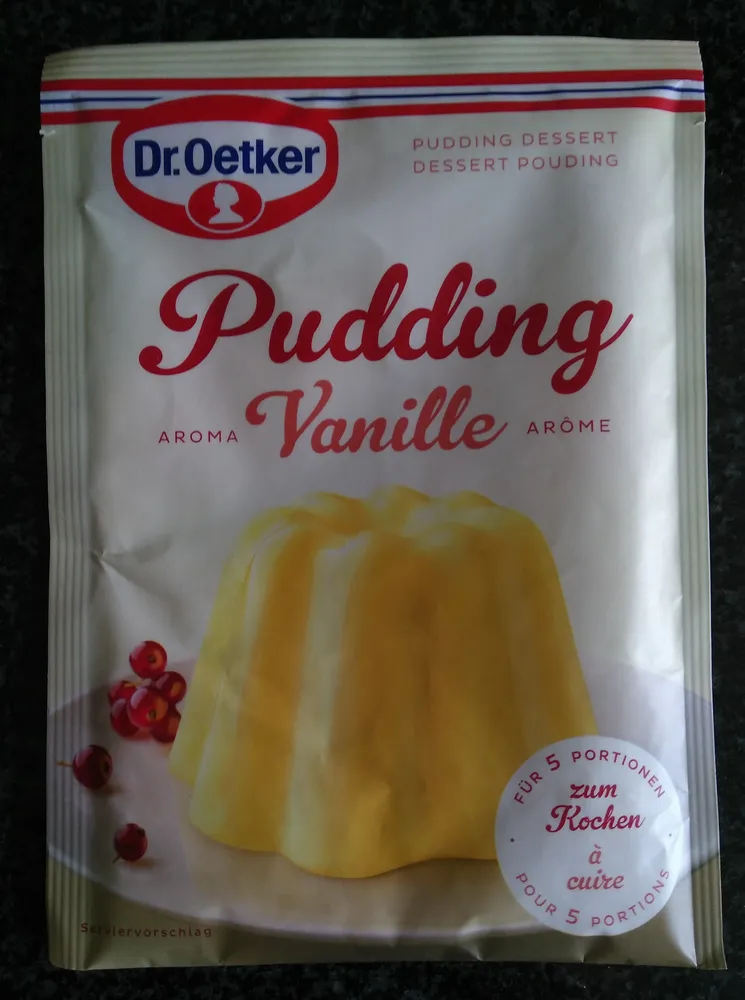 Pudding arôme vanille
