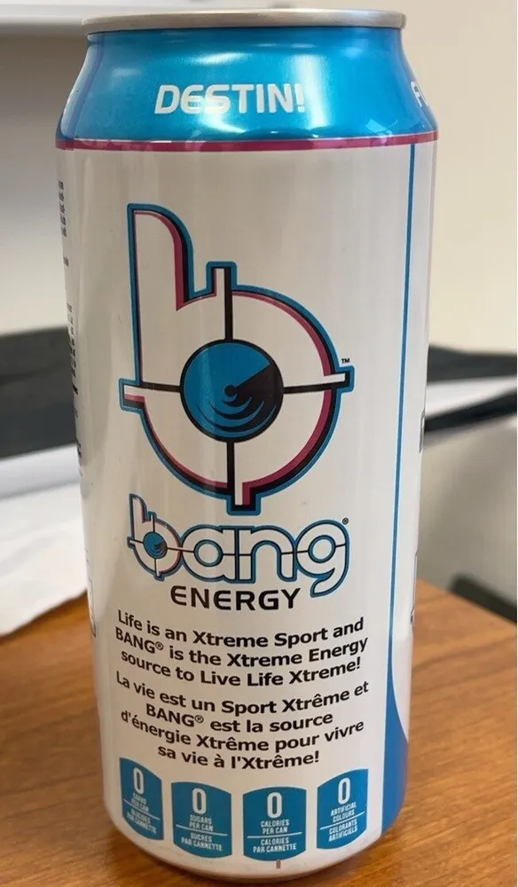 Bang Energy birthday cake