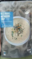 Wild morel mushroom soup