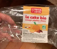 Le cake bio orange pepites choco