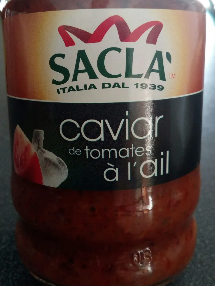 caviar tomates à l'ail