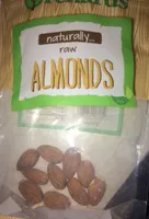 Naturally raw almonds