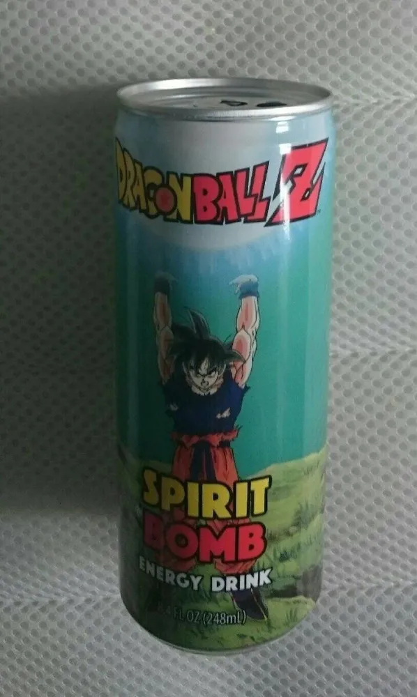 Spirit Bomb energie drink Dragon Ball Z