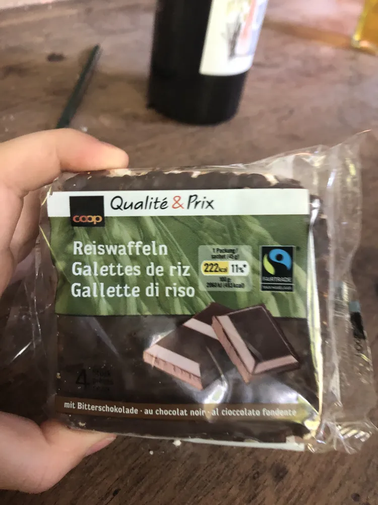 Galettes de riz au chocolat