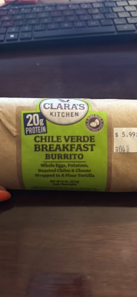 CHILE VERDE BREAKFAST BURRITO