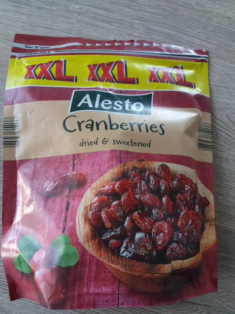 cranberries séchées