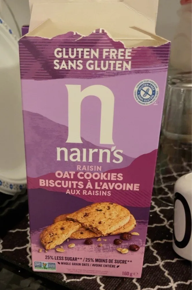 Raisin Oat Cookies