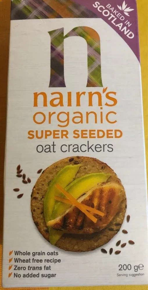 Organic Super Seeded Oat Crackers