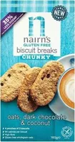 Gluten Free Oats, Dark Chocolate & Coconut Biscuit Breaks Chunky
